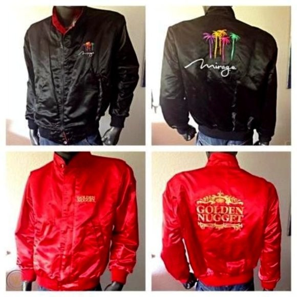 Vintage Mirage / Golden Nugget Reversible Casino Jacket - Picture 1 of 7